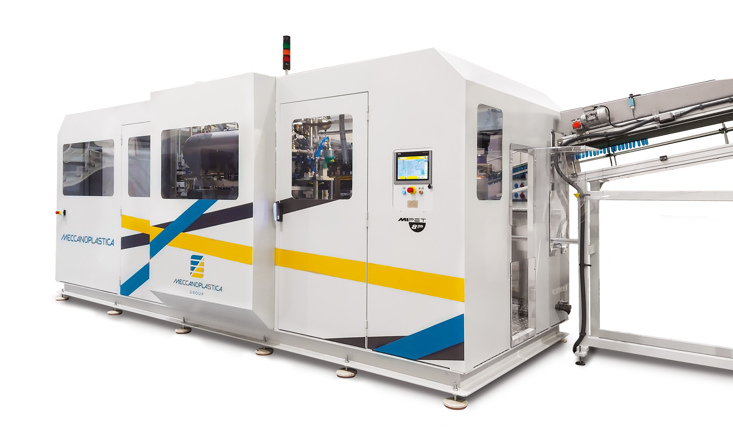 Macchine soffiaggio plastica fino a 2,5l 8 cavità MIPET 8P